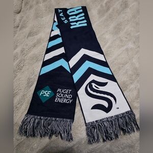 Seattle Kraken Scarf with Fringe